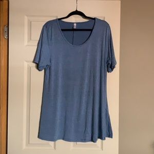 Heather blue prefect tee